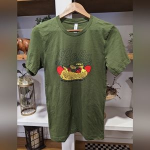 Lollapalooza 2022 Lineup T-Shirt Unisex Chicago Hotdog Size S 🌭